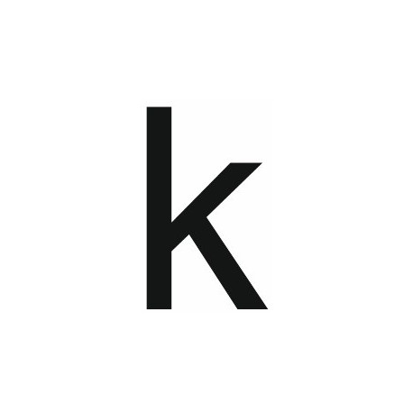 Sticker lettre K