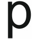 Sticker lettre P