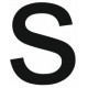 Sticker lettre S