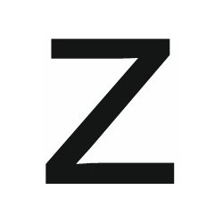 Sticker lettre Z