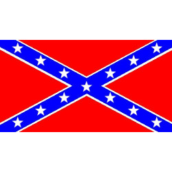 Sticker drapeau Sudiste Américain
