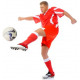 Sticker footballeur rouge