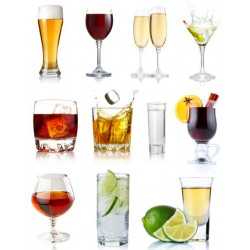 Autocollant muraux cocktails