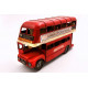 Autocollant bus rouge vintage