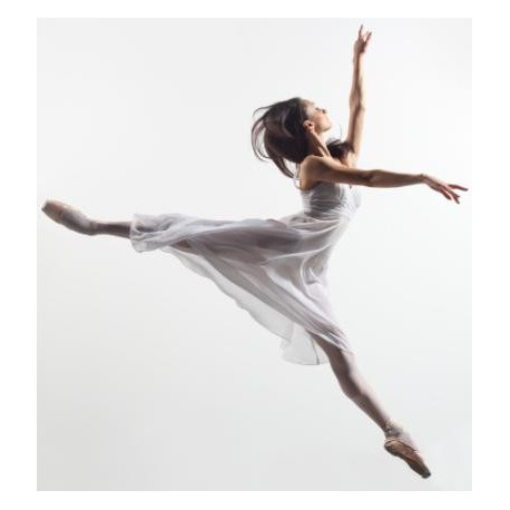 Sticker danse classique avec tutu