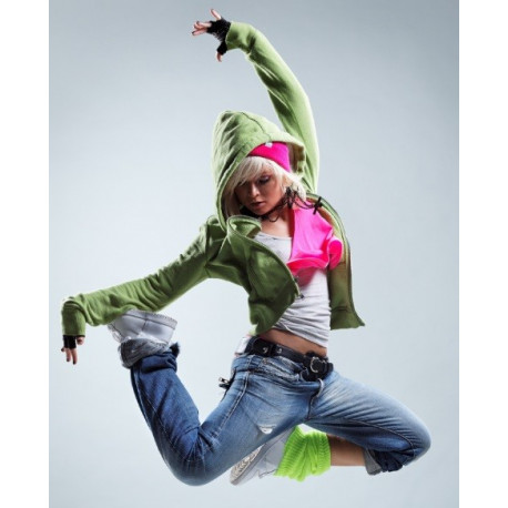 Sticker danse hip hop deco