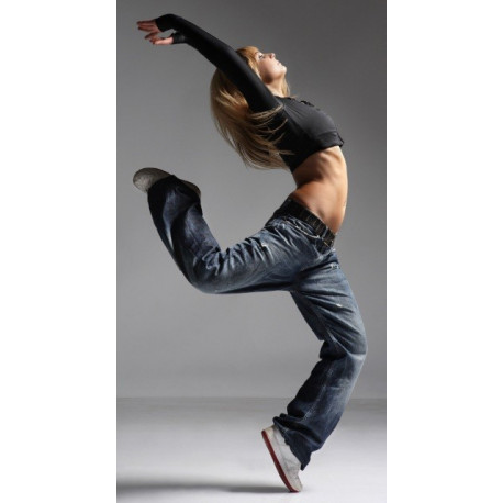 Sticker danseuse hip hop