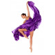 Sticker danse moderne violet