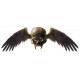 Sticker Tête de mort ailes