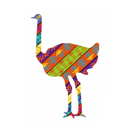 Sticker autruche