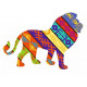 Sticker lion style afrique