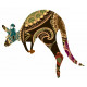 Sticker Kangourou style afrique