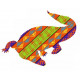 Sticker crocodile style afrique
