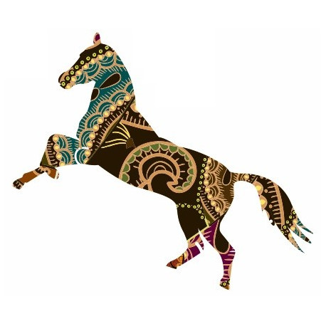 Sticker cheval decoratif