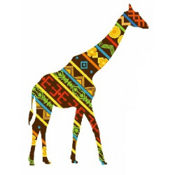 Sticker girafe