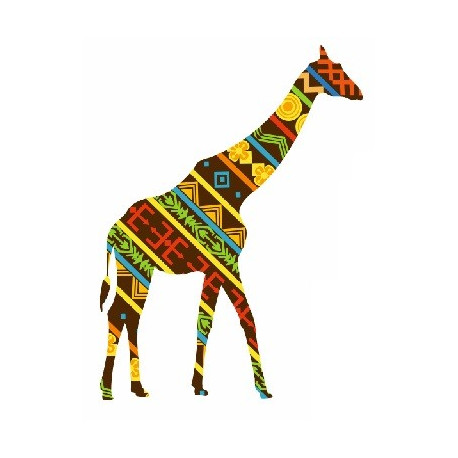 Sticker girafe