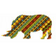 Sticker rhinoceros