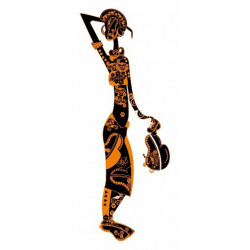 Autocollant deco africaine