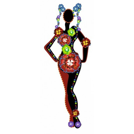 Sticker mural africaine