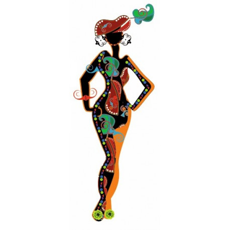Sticker africaine deco