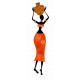 Sticker africaine orange