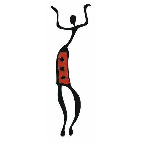 Sticker africaine femme