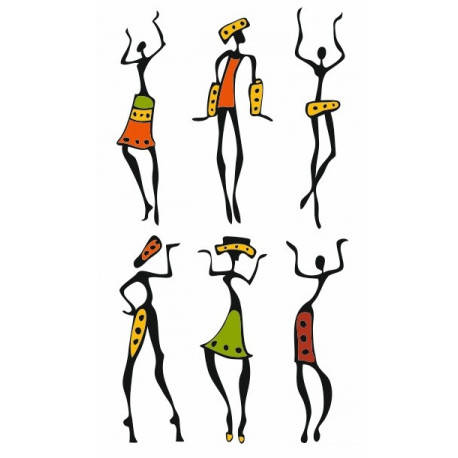 Sticker lot africaines