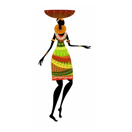 Stickers muraux africaine
