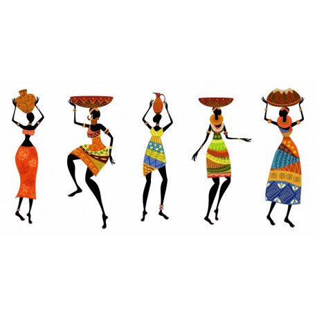 Sticker en lot africaines
