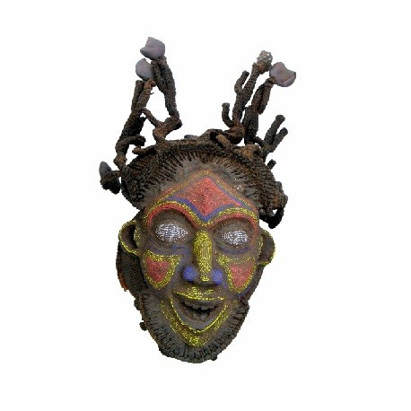 Autocollant deco masque africain