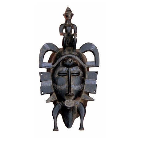 Sticker mural masque africain