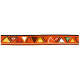 Sticker frise afrique orange