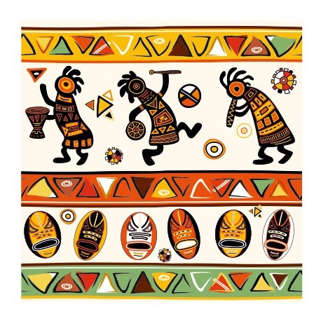 Sticker mural afrique