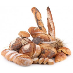 Sticker pains présentoir