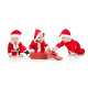 Sticker bébé en père noel