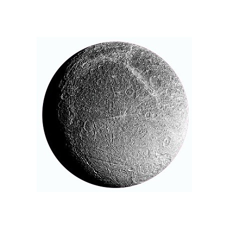 Sticker planète Dione