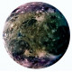 Sticker planète Ganymede