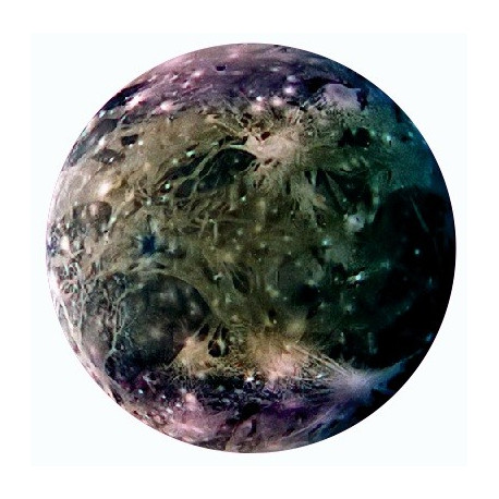 Sticker planète Ganymede