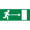 Autocollant Sortie de secours