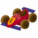 stickers Course voiture
