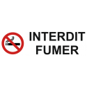Autocollant interdit fumer