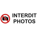 Autocollant photo interdit