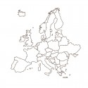 Stickers carte Europe