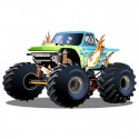 Stickers Monster trucks