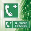 Panneaux téléphone d'urgence